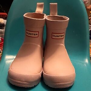 Hunter Kids Light Pink Rain Boots